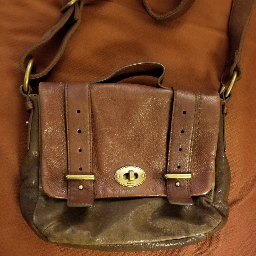 Fossil Crossbody Genuine Leather